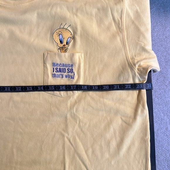 Warner Bros Tweety Bird “Because I Said So, That’s Why” Tee 2001 Size XL - Picture 5 of 6